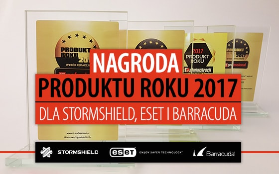 Nagrody dla ESET, STORMSHIELD, BARRACUDA